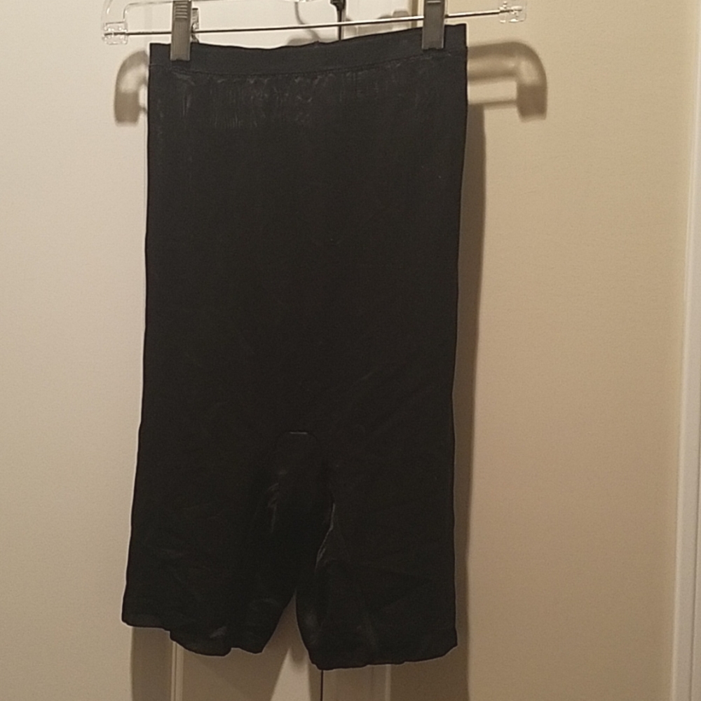 Spanx high-rise black shapewear shorts